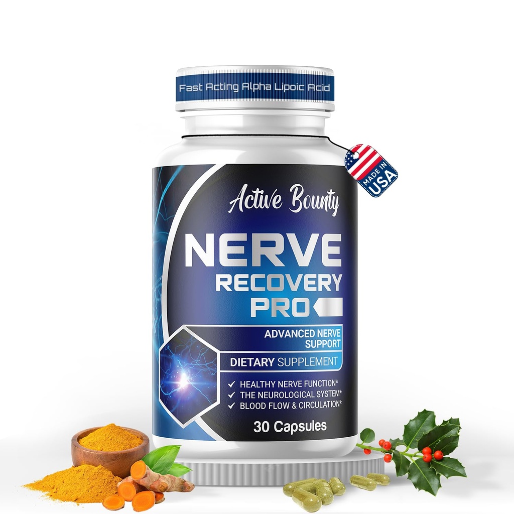 Nerveの回復プロ–アルファリポ酸、Turmeric及びアセチルLカルニチンとのNerveサポート補足–健康なNerve機能、循環及び血の流れ– 30のカプセル- 1のパックを支えて下さい