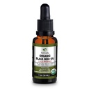 有機性黒い種のオイル-USDAは1.5%のThymoquinone 3Xの強さのトルコの黒のCumin NigellaのSativa非GMO 100%の純粋なBlackseedオイル(1ozのガラス点滴器のびん)上の風邪によって押されたガラス ビンを証明しました
