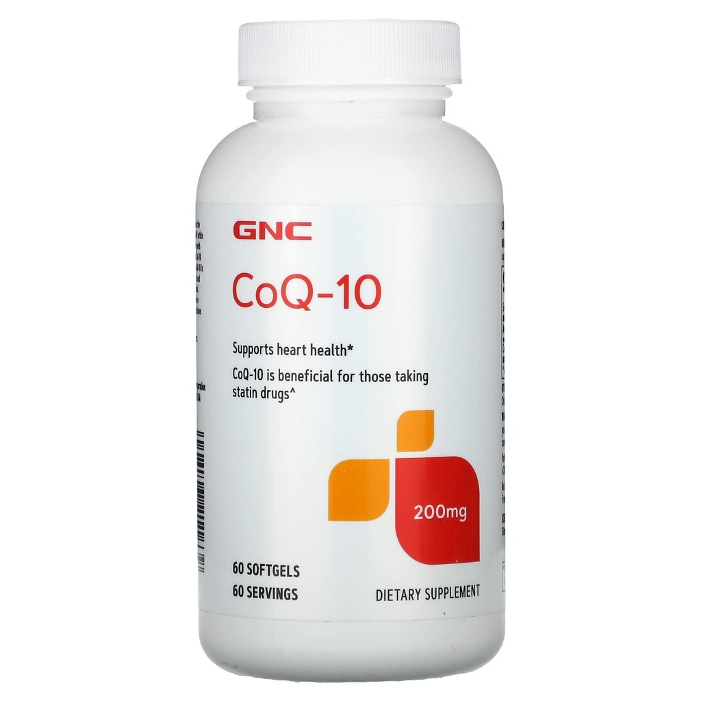 GNC CoQ10 200mgの補足、サポート中心の健康、60のサービング