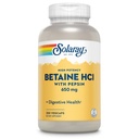 ペプシンとソラレイの高い効力のベタインHCL - 消化器の健康のための塩酸サプリメント - ベタイン塩酸塩および消化器酵素 - 腸の健康サポート - 60日保証、250 VegCaps