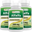ベストナチュラルアルファグリーンスーパーフード500mg 180カプセル(180カウント)