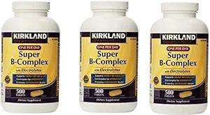 Kirkland Signature One Per Day Super B-Complex with Electrolytes,500 tablets