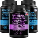 MEDCHOICE睡眠メラトニン(90ct)と向知性脳(120ct)サプリメントバンドル - 眠りのためのウェルネスデュオ、脳、フォーカス、および気分のサポート - ビーガン、非GMO、グルテンフリー