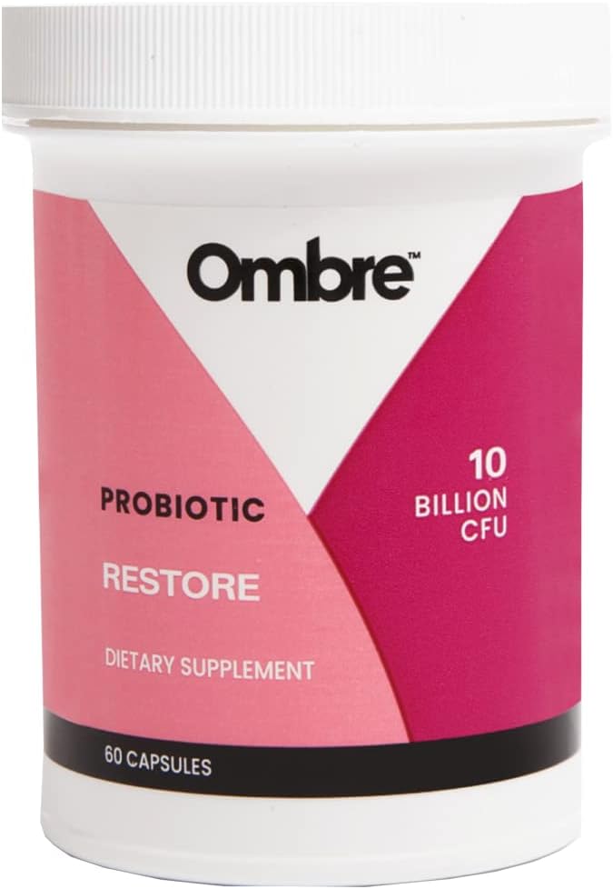 女性のためのOmbre Restore Probiotics, 腟のための毎日のガットの健康の補足, 消化管, 尿路面電車, & 免疫サポート, 10 Billion CFU, 棚テーブル, 30 サービング