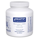 純粋なカプセル化Bromelain 2400 500 mg - 消化器サポートと筋骨格の健康 - 関節と筋肉の回復をサポート* - プロテオリン酵素 - ビーガン - 180カプセル