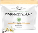 Muscle Feast Grass Fed Micellar Casein Protein Powder, Pasture Raised & Hormone Free, Slow Digesting Casein Protein - Supports Overnight Muscle Recovery, Gluten Free Protein Powder - Vanilla, 4lb