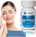 信頼性の高い-1 ラボラトリー メクリジン HCL 12.5 mg カプレット - 吐き気を防ぎます, 嘔吐, 運動の病気によって悪用されたディズネス (100 カプレット, 1 ボトル)