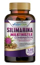 VITAMISAN ミルク アザミ silimarina ととも に Dandelion, Fennel. Licorice、Artichokeアルファルファデトックス&クレンジングフォーミュラサポート肝臓120カプセル