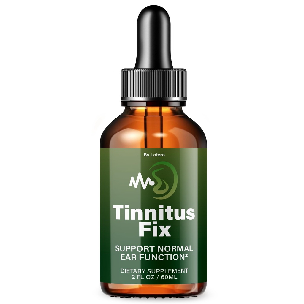 Tinnitus Fix Drops, TinnitusFix Liquid Supplement Premium Ear Support Formula Natural Comfort Relief Vitamins For Ringing Ears Overall Health Beauty Wellness Inner Balance Hearing Care Clarity (2 oz)