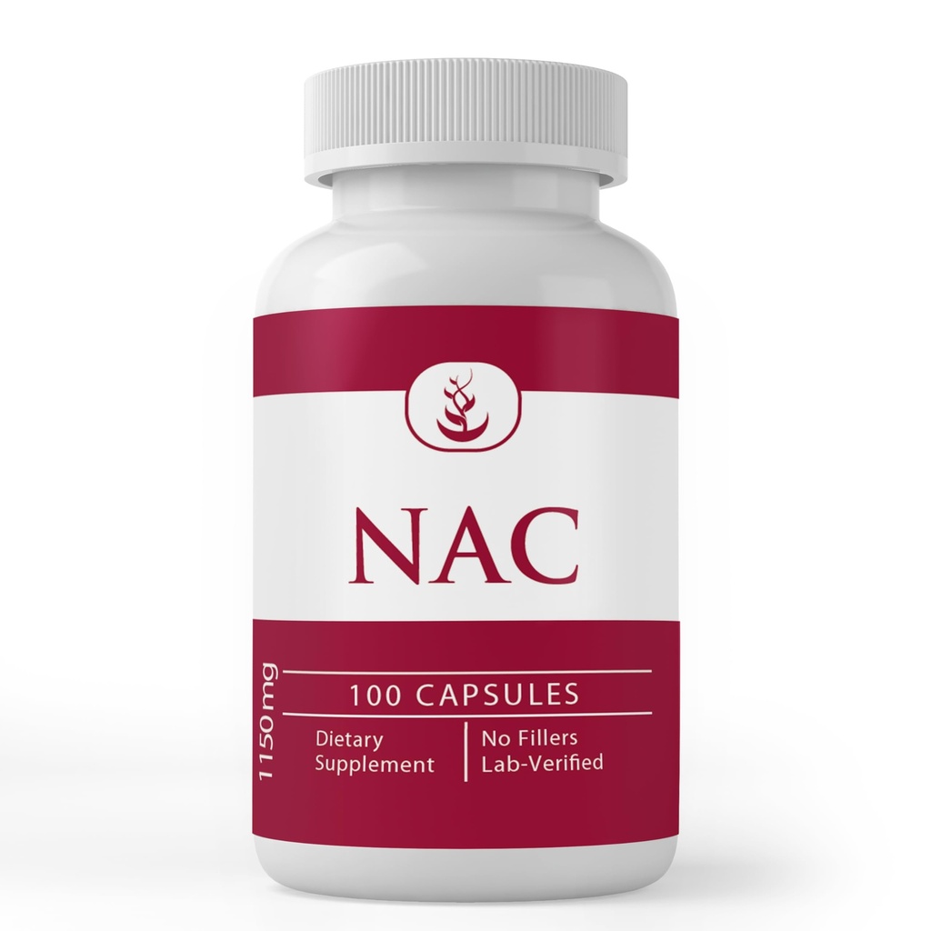 純粋な元の INGREDIENTS N アセチル L システイン NAC (100 カプセル) 常に純粋で、添加物か注入口、実験室は確認しました