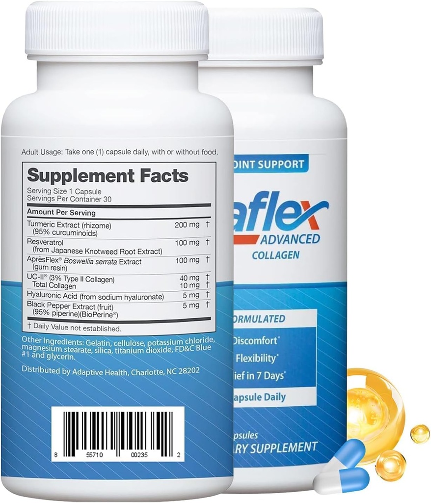 Rapid Reduction- Insta Advanced Join&t Support Supplennent - Natural Formula for Join=t Health, Mobility & Flexibility (30 Counts)