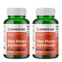 INFINITE AGE 2 パック 1250 mg 海苔 高度なスーパーフード カプセル, 120 カウント - 高頻度, ビーガン, 米国製 - アイルランドの海苔, ブラッドダーラック, ブルドック ルート - 全体的な健康, 免疫サポート