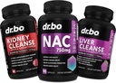 NAC腎臓の肝臓の洗剤のDetox - 750mg Nのアセチル Cysteineの純粋なビタミンのカプセル - 毎日の肝臓の腎臓のDetoxはGalbladder、Bradderの尿路の補足及びミルクのこのtleのための方式を支えます