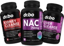 NAC腎臓の肝臓の洗剤のDetox - 750mg Nのアセチル Cysteineの純粋なビタミンのカプセル - 毎日の肝臓の腎臓のDetoxはGalbladder、Bradderの尿路の補足及びミルクのこのtleのための方式を支えます