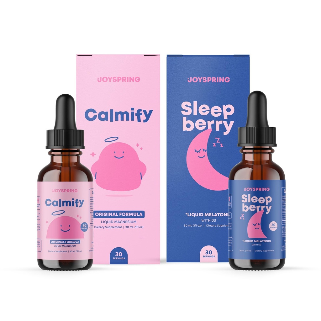 子供のための JoySpring マグネシウムのクエン酸塩および SleepBerry Melatonin の液体