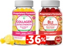 Lunakai Collagen&Biotin Gummiesバンドル - 髪、肌、若々しい外観のためのビタミン - 男性と女性のための非GMOアンチエイジングプロテインサプリメント - 30日の供給