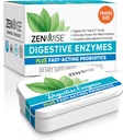 グットヘルスのためのZenwise健康消化酵素とBromelain - プレバイオティクスと女性と男性のためのプロバイオティクスと消化の健康と消化のためのブロッキング救済 - CT