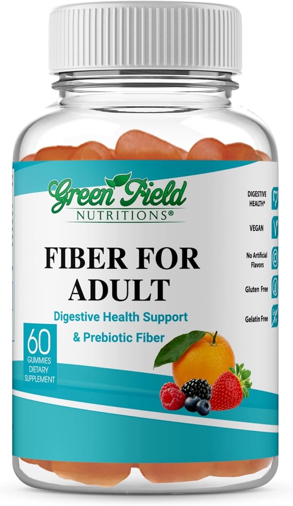 Greenfield Nutritions: 消化管および腸管サポート、免疫サポート、非GMO、ゼラチンフリー、グルテンフリー60カウント、ハラールビタミン無料