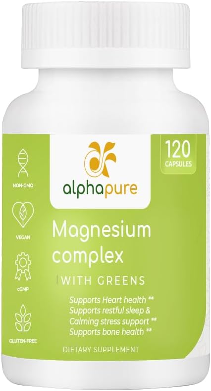 緑、マグネシウムのGlycinate、マグネシウムのGluconateおよびマグネシウムのMalateのマグネシウムのコンプレックスはサービングごとの元素マグネシウムの250 mgを提供します、第三者はテストしました。 プラス5つの緑豊かなマグネシウム