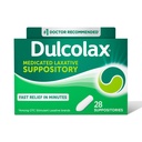 Dulcolaxの興奮剤の乳剤の薬用坐剤、予測可能及び有効な便秘の救助、Bisacodyl 10 mg、28の計算、興奮剤の乳剤