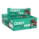 Quest Nutrition Mint Chocolate Chunk Protein Bar, 20g Protein, 1g Sugar, 4g Net Carb, Gluten Free, Keto Friendly, 12 カウント
