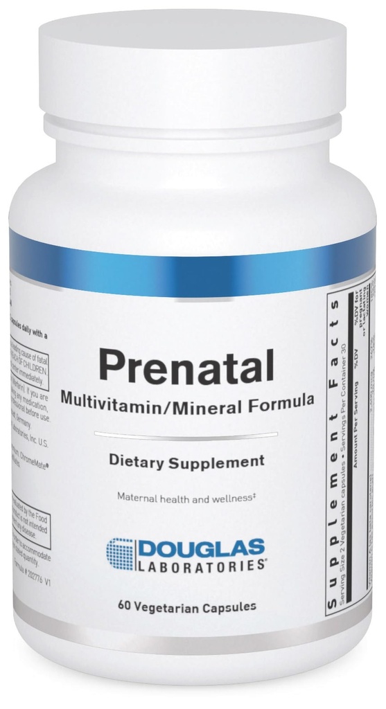 Douglas の実験室の Prenatal   妊娠の Maternal の健康を支えるために必須のビタミンおよび鉱物*   60 のカプセル