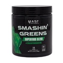 MASFは、Smashinのグリーンスーパーフードオーガニックブレンドを補います - 15サービング - ブーストエナジー、免疫サポート、有機小麦草、スピルリナ、クロレラと消化の健康 - NSF認定