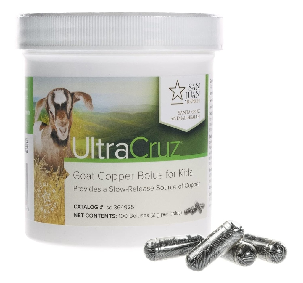 UltraCruz - パッドのヤギのためのsc-364925のヤギの銅の膠片の補足、100の計算x 2グラム