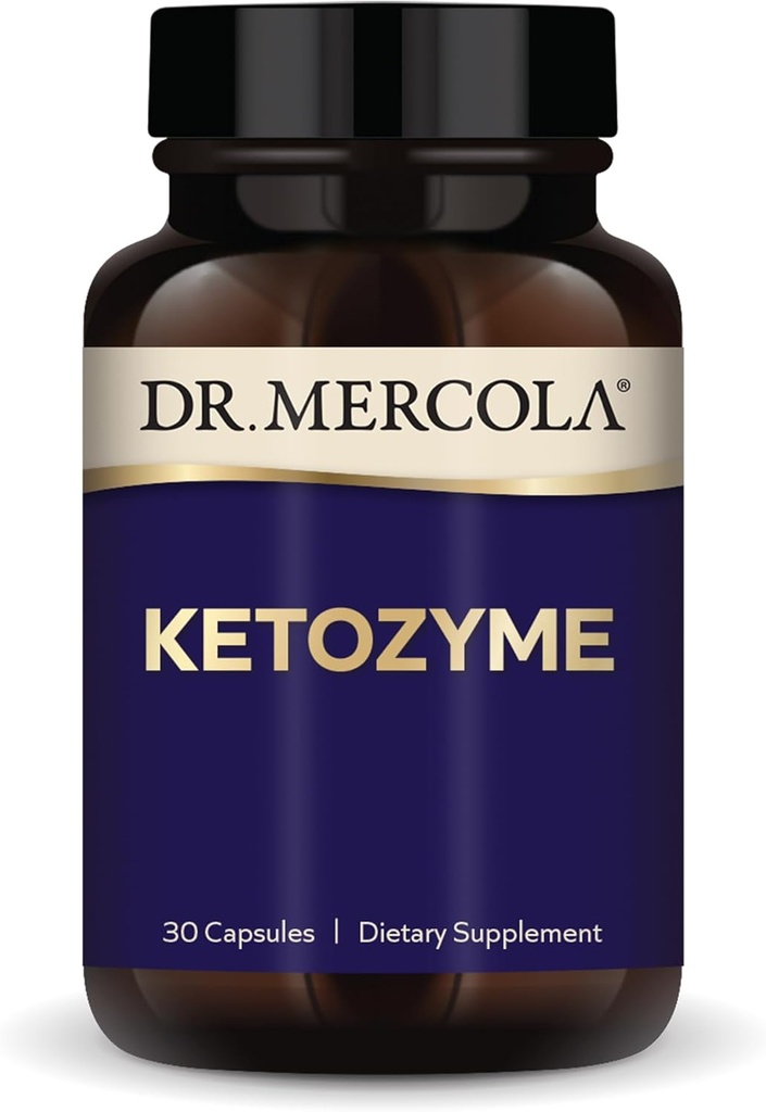 Mercola Ketozyme博士、30カプセル、非GMO、グルテンフリー、大豆フリー