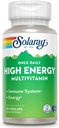 毎日の高エネルギーMultivitamin、鉄の自由な、免疫システムおよびエネルギー サポート、全食糧およびハーブの基盤の原料、人および女性多ビタミン(30のサービング、30のVegeCaps)