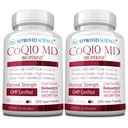 承認された科学技術CoQ10 MD - より速い吸収のためのBioPerine®との余分強さ300mgの純粋なCoQ10 -最適サポート- 6か月の供給