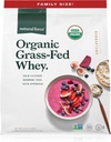 Natural Force Grass Fed Organic Whey Protein Powder – Non GMO Verified, Humane Certified & Lab Tested for Toxins – Pure & Unflavored – Keto Friendly, Low Carb, and Kosher – 5 Pound A2 Protein
