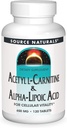 源のNaturalsのアセチルLカルニチン及びアルファリポ酸650mg- 120のタブレット