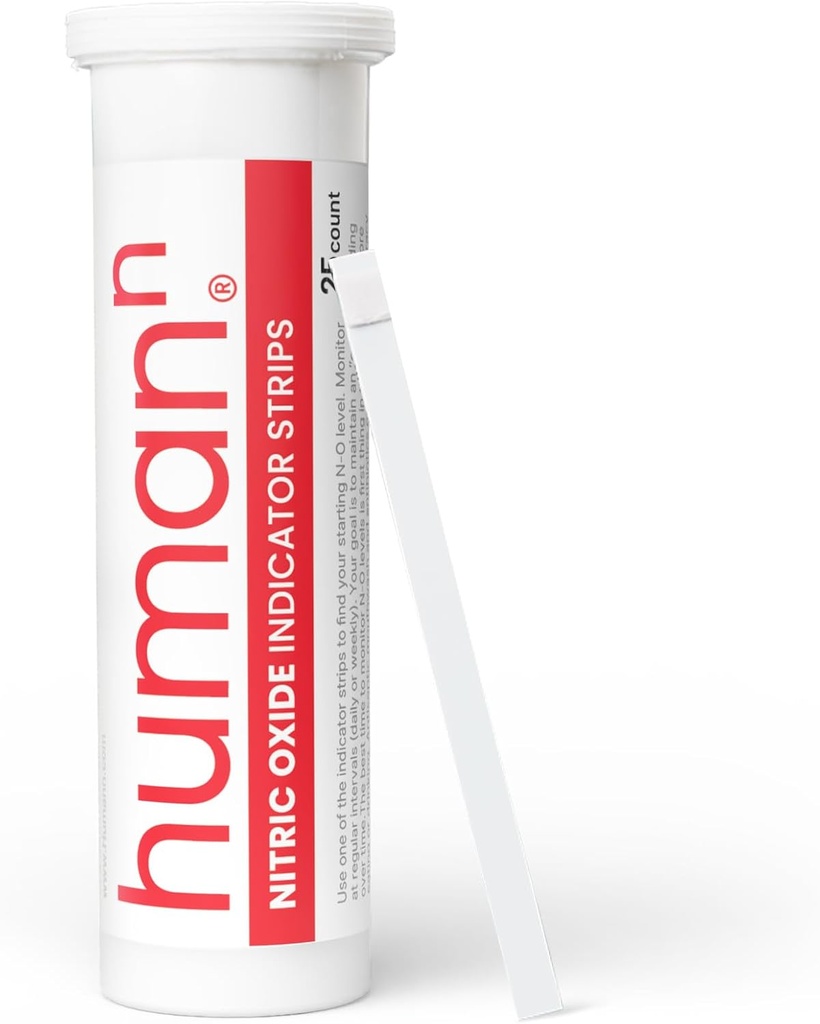 HumanN - ニトリオキサイドIインジケータストリップ - 唾液Nitriteレベルをテスト - 25ストリップの1チューブ