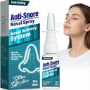 Anti Snoring Spray - Natural Snore Relief Solution to Support Clear Nasal Passages & Better Sleep - for Side Sleepers & Heavy Snorers
