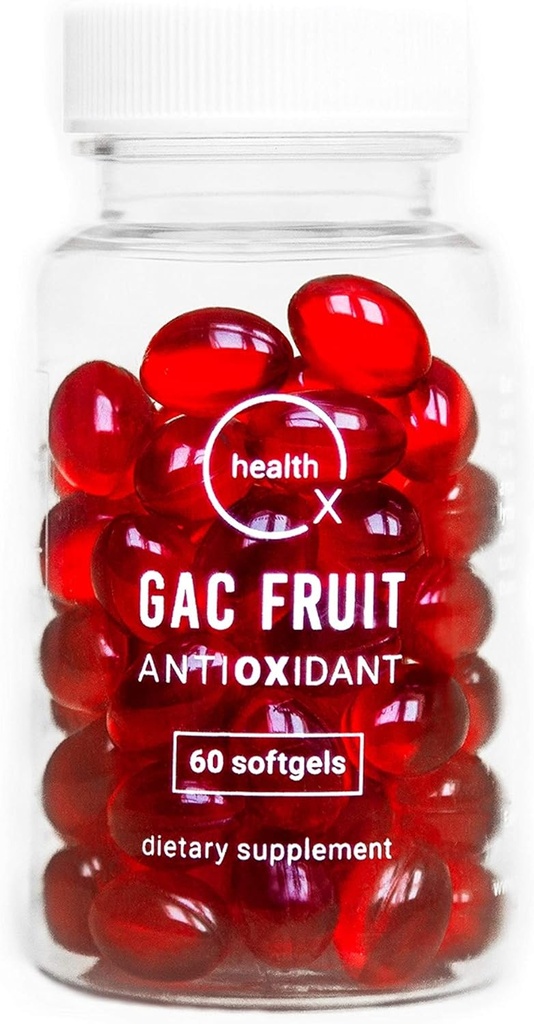 OX HEALTH 超抗酸化サプリメント | GAC スーパーフルーツ | DHA | モモニカ | 60 Softgels | ヘルシーエイジングをサポート | 免疫サポート | 抗酸化