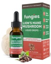 Fungies ライオンのマネのきのこの液体の低下、コーヒー-ライオンズのマネのエキスが付いているチンキは頭脳の霧、焦点、記憶及び健康な気分-大人のためのマッシュルームの複雑な補足- 30のサービングを支えます