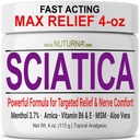SciaticaのNerveのクリーム-フィート、手、足、つま先、背部のための最高の強さの慰めのクリーム-自然な超強さのアルニカ、MSM、メンソール、慰めを、大きい4 Ozをなめる