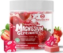 マグネシウムのGlycinateの柔らかい咀嚼、いちごの味。 マグネシウムのGlycinate、ビタミンD、B6およびCQ10が付いているChewable砂糖の自由なカリウムのマグネシウムの咀嚼は大人、60日の供給のために支えます