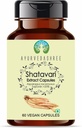Shatavari Extract 500mg - 60 ベジタリアンカプセル | アスパラガスレーカス | オールナチュラル | 100% ビーガン | グルテンフリー | GMP 認定.