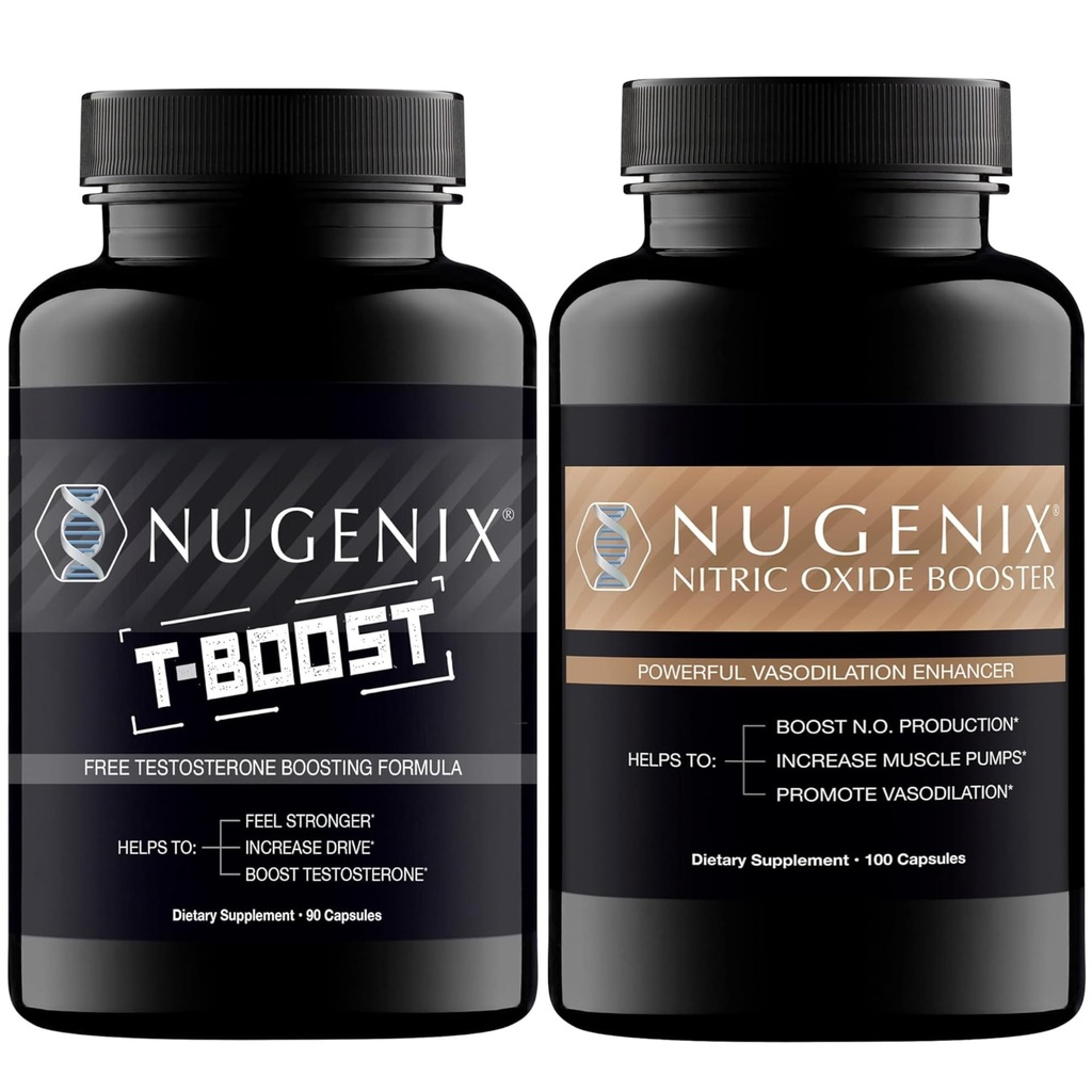 Nugenix Nitric酸化物ブースターとTブースト男性のための無料のテストステロンブースター