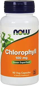 NOWの食糧Chlorophyll 100のmgの帽子、90のct