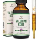 Valerian Rootは睡眠のために低下します - 有機Valeian Root Tincture Extract 168mg - 1 FL OZ、30のサービング(カプセルよりも吸収されるベター、Valeian Root Teaを強化します)ダブルウッドによるリラックスとカルムのための