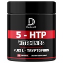 5 HTPの補足1010mg - 60のカプセル-ビタミンB6、L-Tryptophanと結合される3in1 -快適な気分、頭脳の健康、ボディ管理及び免疫システム サポート
