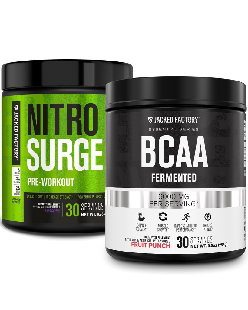 筋肉建物および回復のためのフルーツ パンチのブドウ及び BCAA の Jacked の工場 Nitrosurge のプレワークアウト