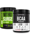 筋肉建物および回復のためのフルーツ パンチのブドウ及び BCAA の Jacked の工場 Nitrosurge のプレワークアウト