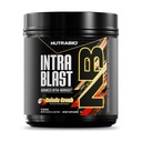 NutraBio Intra Blast Bcaaの粉のアミノ酸の補足、電解質及び水和のブレンド、Intra、前ワークアウト及び筋肉回復、20g Eaaaのアミノ酸の粉、5gグルタミン-ニューヨーク パンチ、30のサービング