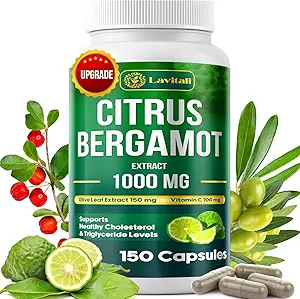 25xは、Citrus Bergamotのエキスのカプセル、150の野菜のカプセル、Citrus Bergamot 1000mgのカプセル、非GMO、グルテンフリー、すべての自然、ベジタリアンのカプセルに集中しました