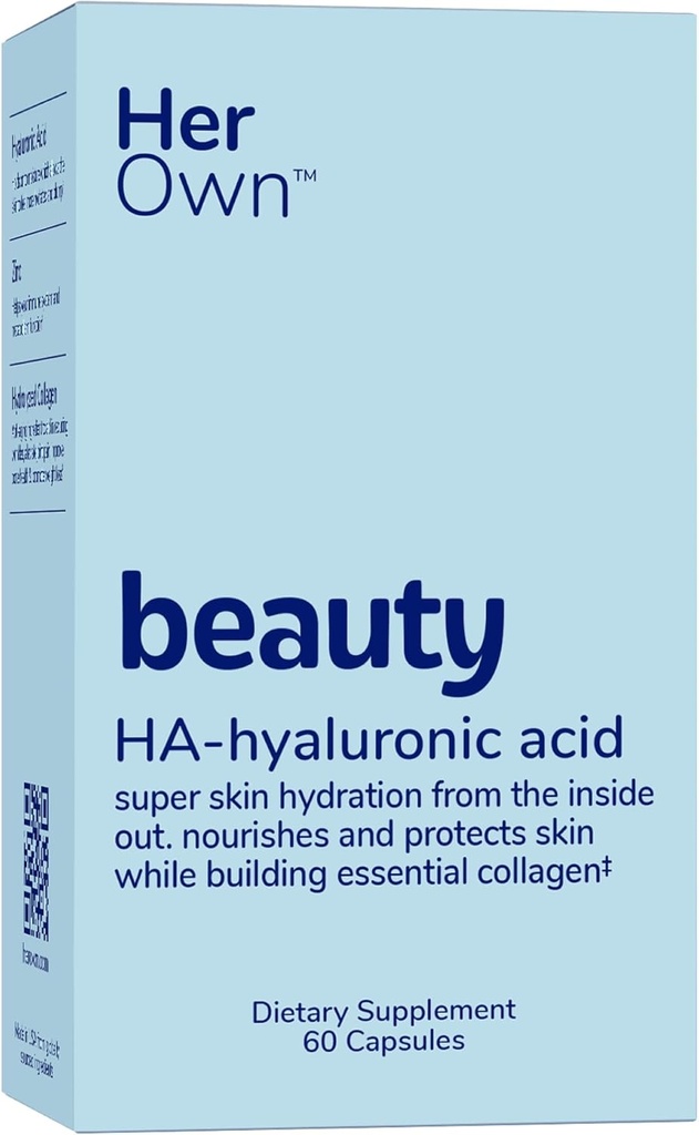 彼女の自身の美のHyaluronic酸のカプセル、皮のHydration、Neurishesおよび保護皮、精巧なコラーゲン、Hyaluronic酸は、亜鉛、マグネシウム、ビタミンC、60の計算と美しい皮を、支えます