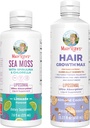 MaryRuth Organics Sea Moss Liposomal(Limeade) & Hair Growth MAX(アーモンドクッキー) | クリーンラベルプロジェクト Verified® | エネルギー・免疫・美容用ビタミン | ヴィーガン・グルテンフリー・非GMO